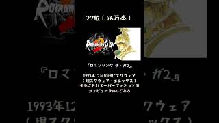 【歴代】スーパーファミコンソフト（SFC）売上本数ランキング30位〜20位　#shorts