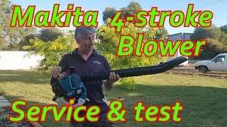 How to Service \u0026 Check a Makita BHX2500 4 Stroke Leaf Blower plus Test \u0026 Review! Are They Any Good?