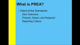 WCASA Webinar Series PREA
