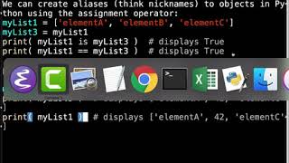 List Aliasing and Cloning