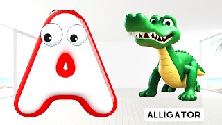 Abc Song | Abc Phonics Song For Toddlers | Alphabet Song for Kids | A for Apple | Nursery Rhymes