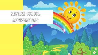 POSITIVE AFFIRMATIONS For Anxious Children | 3 Min Before School Kids Affirmations | Anxiety Relief
