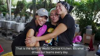 Delivering meals in Guerrero, Mexico after Hurricane John