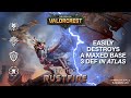 RUSTFIRE 67.4B DESTROYS EASILY 711 MAXED BASE 3 DEF IN ATLAS 😎 - ImperivmItaly War dragons