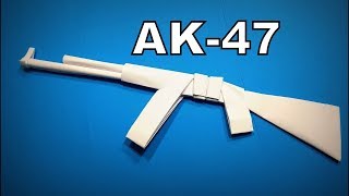 Origami Gun AK-47 | How to Make a Paper Gun AK47 DIY | Easy Origami ART | Paper Crafts