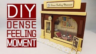 DIY Miniature Modern The Eense Feeling Moment【老徐模型】制作一家温馨的咖啡小店，DIY小屋之浓情时刻