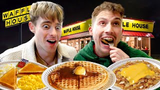 Brits try Waffle House for the first time!