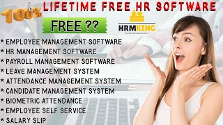 Free HR Management Software | Best HR Software 2023 | India's #1 HRMKING | Lifetime Free HR Software