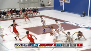 Belmont HS Boys Varsity Basketball: Marauders vs Reading Rockets, 12/19/24