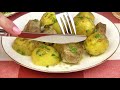 potatoes with meat in the oven is a simple lunch for the whole family.