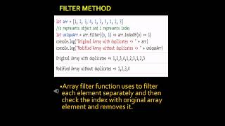 JavaScript Remove Duplicates - Tutorial - UI UX Docs Shorts4