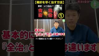 【骨折が治るまで】骨折はいつ治る？全治は治ってない。骨折後の全治と完治は違う！①#リハビリ #手術 ＃骨折