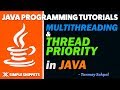 Thread Priority in Java Multithreading | Multithreading Part - 4