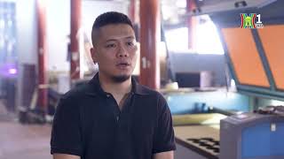 Tranh thếp lá kim loại | Made in Hanoi