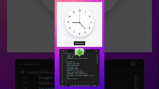 🔓 Unlock Clock Animation | HTML CSS JavaScript #webdevelopment #coding #animation #shotrs