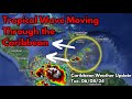 Tropical Disturbance Moving Through the Caribbean, DEBBY Lingering in the Southeast • 06/08/24