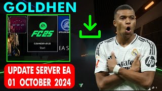 PS4 GoldHEN EA SPORTS FC 25 Update Server EA 01 October 2024