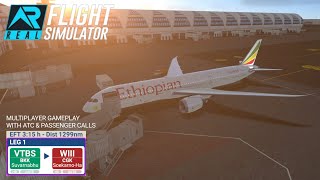 Ethiopian B787-9 Dreamliner | Bangkok to Jakarta | RFS Full Flight