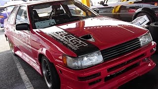 【AE86】茂原東サーキット23.Feb.2017 夢工房 走行会【ドリフト】