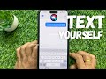 How to Text Yourself on iPhone