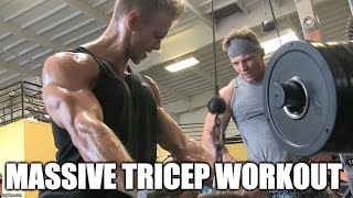 Steve Cook and Rob Riches Massive Tricep Workout Routine + Training Tips