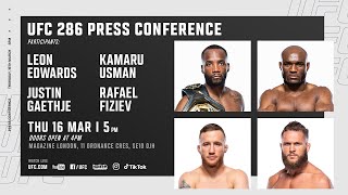 UFC 286: Pre-Fight Press Conference
