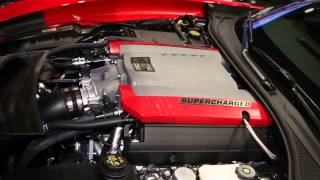 NEW - Edelbrock E-Force Supercharger for C7 Corvette - SEMA 2013