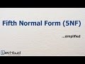 Fifth Normal Form | Database Management System