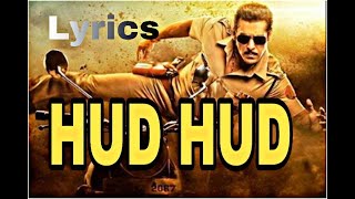 Hud Hud full lyrics song | Dabangg 3 | Divya Kumar | Shabab sabri