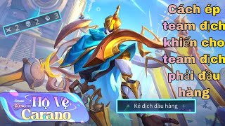 Liên quân mobile [skin: hộ vệ carano của omega và cách lên trang bị phù hợp với chất tướng]