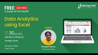 Data Analytics using Excel | Day 3 | 360DigiTMG