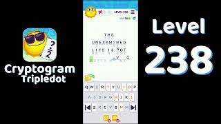 Cryptogram Tripledot Level 238 Answer | SolutionGuruji