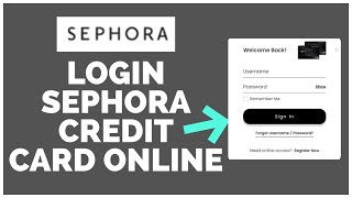 How To Login Sephora Credit Card Online? Sephora Credit Card Signin 2022