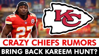 CRAZY Kansas City Chiefs Rumors On BRINGING BACK Kareem Hunt? + Chiefs Draft Rum