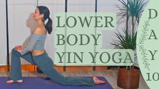 Decrease Lower Body Pain With These Gentle Stretchrs | Yin Yoga | Hips | Day 10 | 20 min