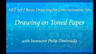 DrawingDemo on Tone Paper- Part 1