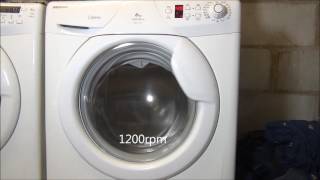 Hoover Optima WMH148 Washing Machine : Test spin only