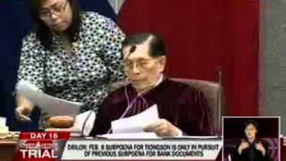 Enrile to prosecution: Your procedure suggests to me you don't have evidence