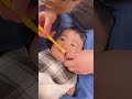 コレなら嫌がらない！【子どもの歯みがき】 short 1歳 歯磨き 「あー」がコツみたい