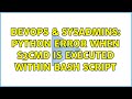 DevOps & SysAdmins: Python error when s3cmd is executed within bash script