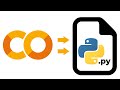 Google Colab - Downloading Notebooks as Python Scripts!