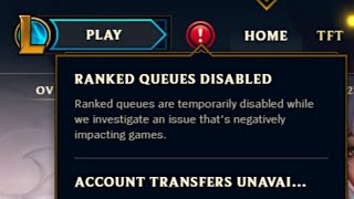 Riot just deleted entire patch on accident LOL...