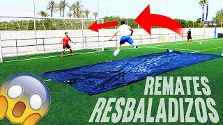 REMATES RESBALADIZOS !!! RETO DE FUTBOL!!