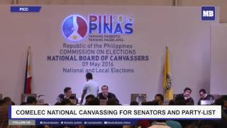 LIVE: COMELEC National Canvassing (PICC)