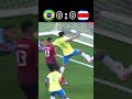 Brazil VS Costa Rica 2024 Copa America Highlights #youtube #shorts #football