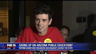 #RedforED activist Noah Karvelis to leave Arizona for Wisconsin 9pm