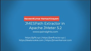 JMESPath Extractor in Apache JMeter 5.2