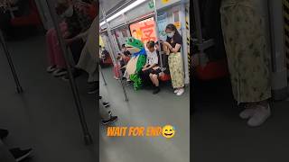 metro train frog funny 🤣#shorts #viral