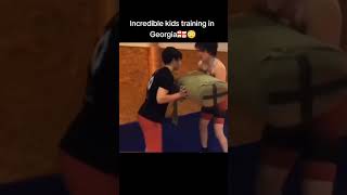 Kids Wrestling training in Georgia🇬🇪🫡