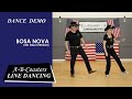 BOSA NOVA - Line Dance Demo & Walk Through